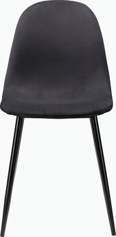 5-tlg. Essgruppe MAARIT Esstisch 160 cm, Marmor/anthrazit