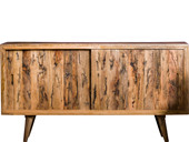 Sideboard MAPLE 160 cm Breite aus Mangoholz in naturfarben - Loft24.de