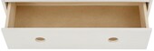 Kinderregal Allie Stauraumregal aus Kiefernholz eine Schublade Breite 75cm in weiß