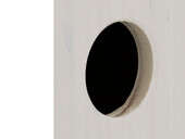 Drehtürenschrank Allie Stauraumschrank, Kiefernholz, Einlegeböden hinter der Tür, Höhe 133 cm in weiß