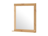 Spiegel TILO 55 x 65 cm Kiefer massiv in gebeizt geölt