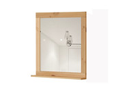 Spiegel TILO 55 x 65 cm Kiefer massiv in gebeizt geölt