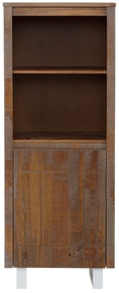 1-trg. Bücherregal LEANO aus Kiefer Massivholz, 140 cm hoch