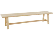 Essbank Teri (1-St), Sitzfläche, Gestell aus Kiefer,  Sitzhöhe 46 cm, Breite 200 cm in natur