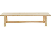 Essbank Teri (1-St), Sitzfläche, Gestell aus Kiefer,  Sitzhöhe 46 cm, Breite 200 cm in natur