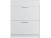 Schuhschrank BALAN 2 Klappen+1 Fach in weiß, Breite 75 cm