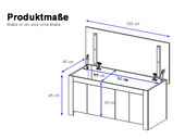 Truhe Sitzbank BETTINA aus Kiefer massiv, gebeizt geölt