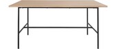 Esstisch Bruce mit Tischplatte in einer pflegeleichten Holzoptik, Höhe 77 cm, Breite 160 cm