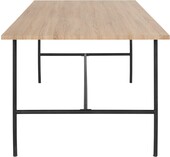 Esstisch Bruce mit Tischplatte in einer pflegeleichten Holzoptik, Höhe 77 cm, Breite 200 cm