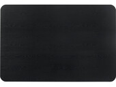 Esstisch Aire, Esszimmertisch aus MDF, Kufengestell aus Metall, Breite 120 cm in schwarz