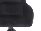 Armlehnstuhl Neve (Set, 2 St), Esszimmerstühle, Bezug in Samtoptik, Sitzhöhe 47 cm in schwarz