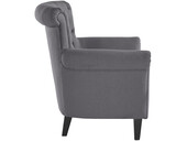 Coryn TV-Sessel  (1-St), Sitzkissen, Sitz gepolstert, Gestell aus Massivholz, Sitzhöhe 50 cm in grau