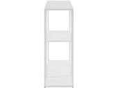 Bücherregal Chandler Standregal aus Metall, 3 offene Fächer, Breite 100 cm in weiß