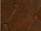 Stuhl Lillian 2 St, Metalbeine foliert in Leder-Look Microfaser in braun