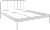 Ariel Metallbett Kuschel Kumpel, aus Metall, industrial Look in weiß 180 cm