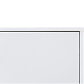 Sideboard Mason Schrank mit 3 Schubladen+1 Tür Scandi Design, Breite 144 cm in weiß & eichenfarben