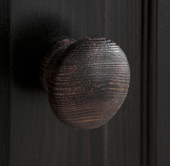 4-trg. Kleiderschrank MAISY aus Kiefer massiv, havana