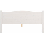 Bett BROOKLYN 140x200 cm aus Kiefer massiv in weiß
