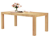 Tisch MONIQUE 180x90 cm aus Kiefer massiv, gebeizt geölt