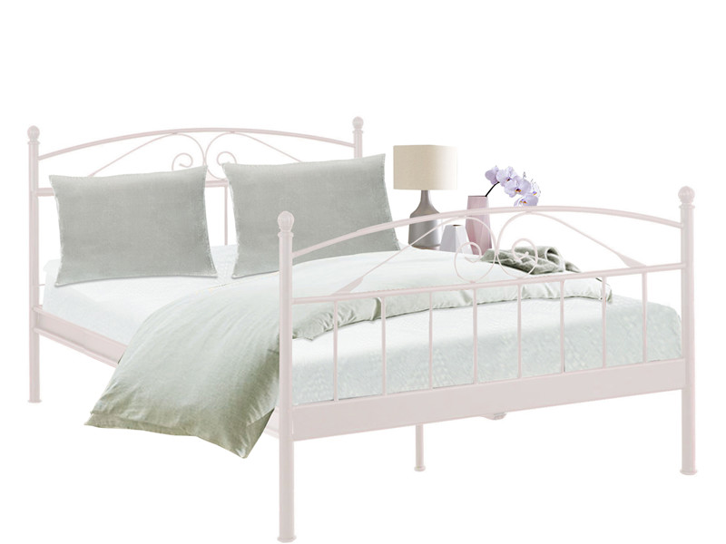 Metallbett Florenz 140x200 Cm In Weiss Loft24 De