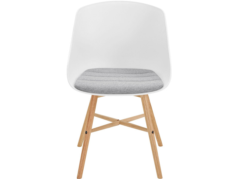 2er-Set Esszimmerstuhl KENNY im Skandinavischen Design, weiß - Loft24.de