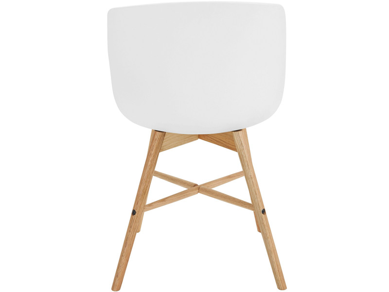 2er-Set Esszimmerstuhl KENNY im Skandinavischen Design, weiß - Loft24.de