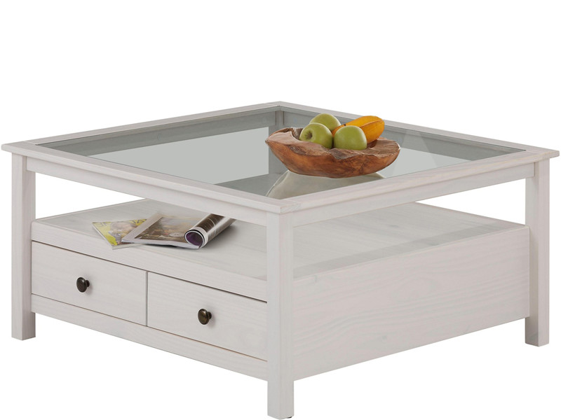 Recruitment House Get 20 Couchtisch Weiss Mit Glasplatte Und Schublade
