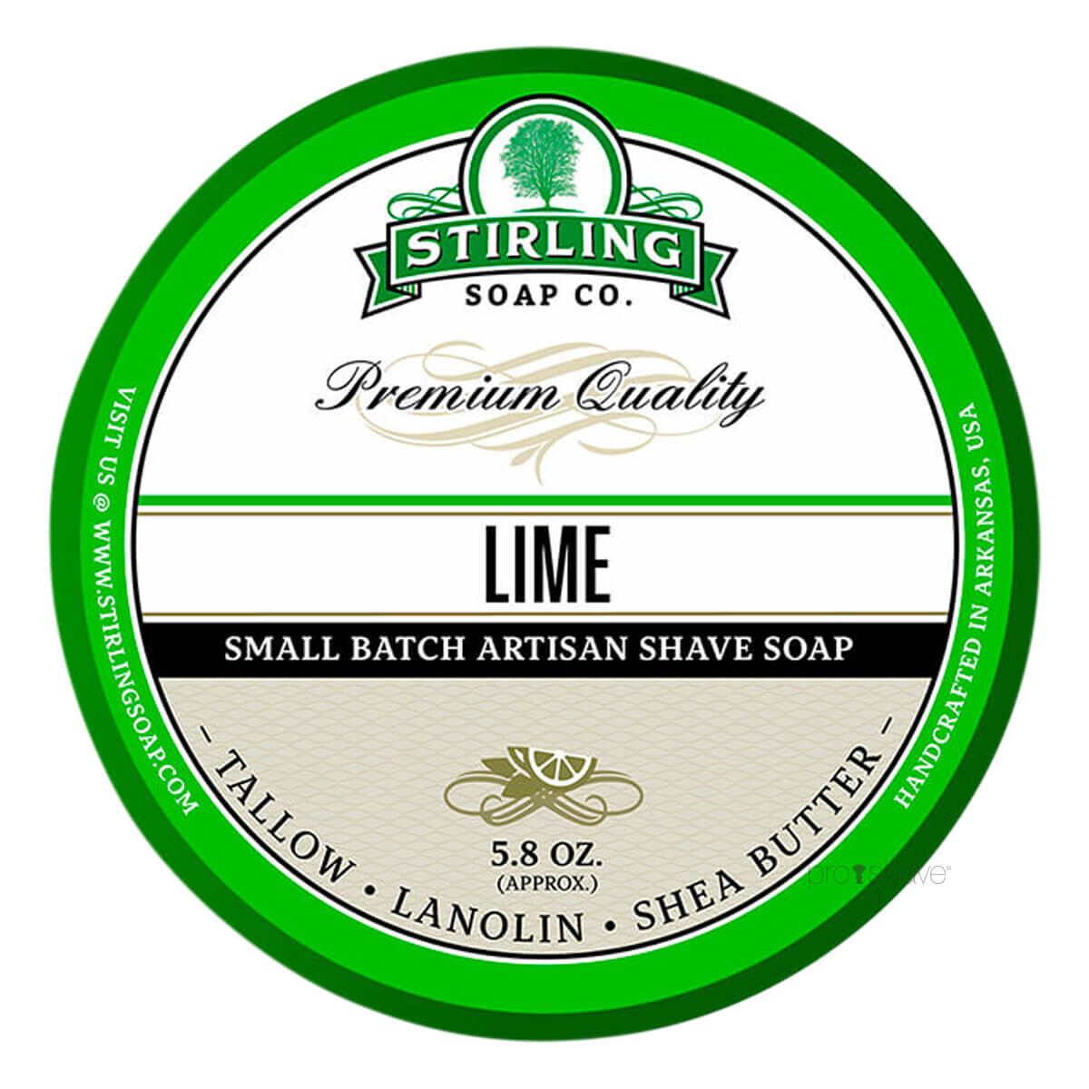 Billede af Stirling Soap Co. Barbersæbe, Lime, 170 ml.