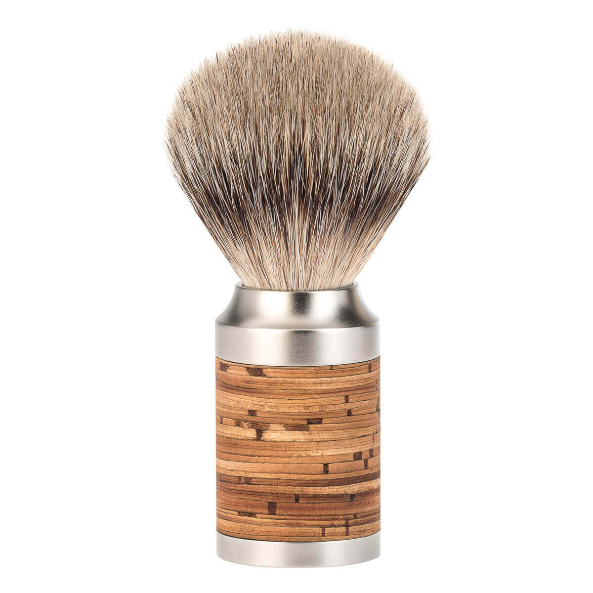 Mühle Silvertip Barberkost, 21 mm, Rocca, Rustfrit stål & Birkebark billede