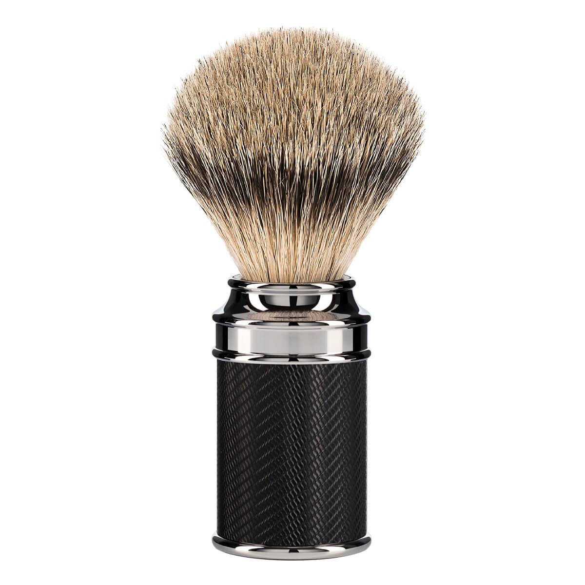 Mühle Silvertip Barberkost, 21 mm, Traditional, Black