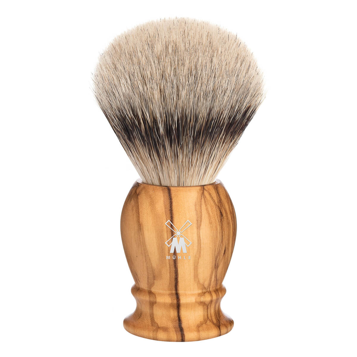 Mühle Silvertip Barberkost, 21 mm, Classic, Oliventræ
