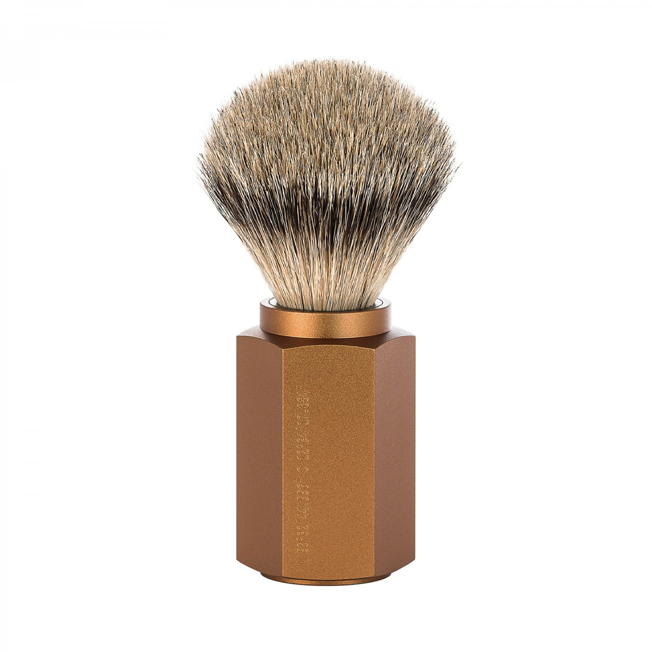 Billede af Mühle x Mark Braun Silvertip Badger Barberkost, 21 mm, Hexagon, Aluminium Bronze