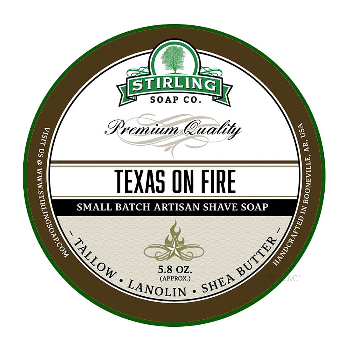 Billede af Stirling Soap Co. Barbersæbe, Texas on Fire, 170 ml.