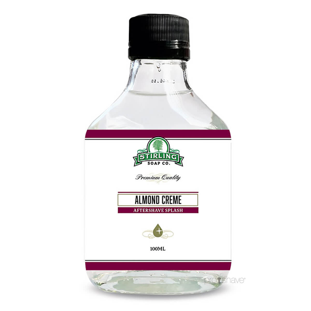 Stirling Soap Co. Aftershave Splash, Almond Creme, 100 ml.