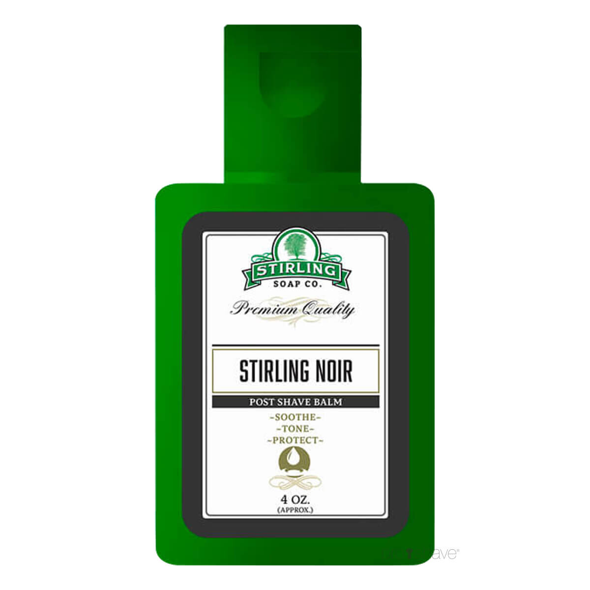 Stirling Soap Co. Aftershave Balm, Stirling Noir, 118 ml.