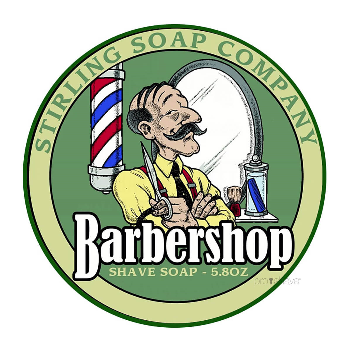 Stirling Soap Co. Barbersæbe, Barber Shop, 170 ml.