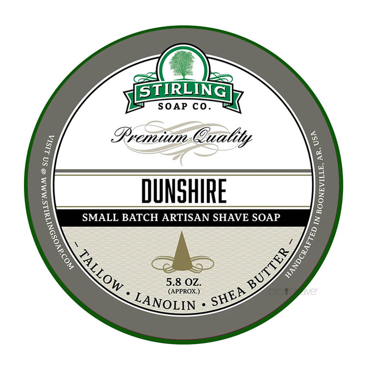 Se Stirling Soap Co. Barbersæbe, Dunshire, 170 ml. hos Proshave