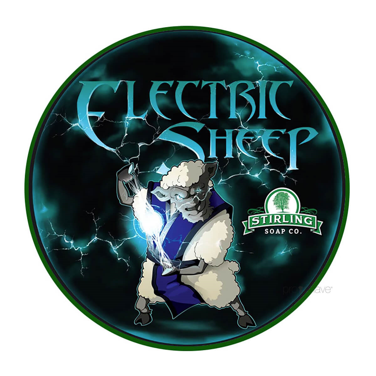 Stirling Soap Co. Barbersæbe, Electric Sheep, 170 ml.