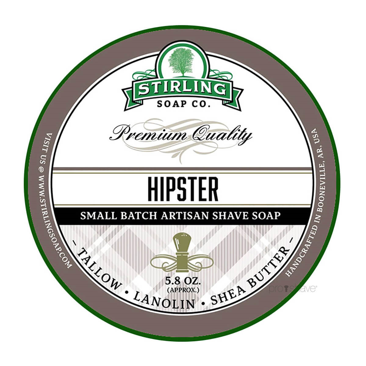 Stirling Soap Co. Barbersæbe, Hipster, 170 ml.