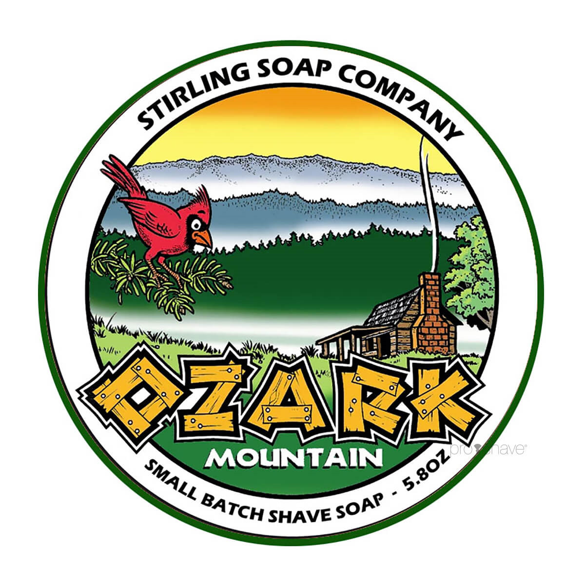 Se Stirling Soap Co. Barbersæbe, Ozark Mountain, 170 ml. hos Proshave