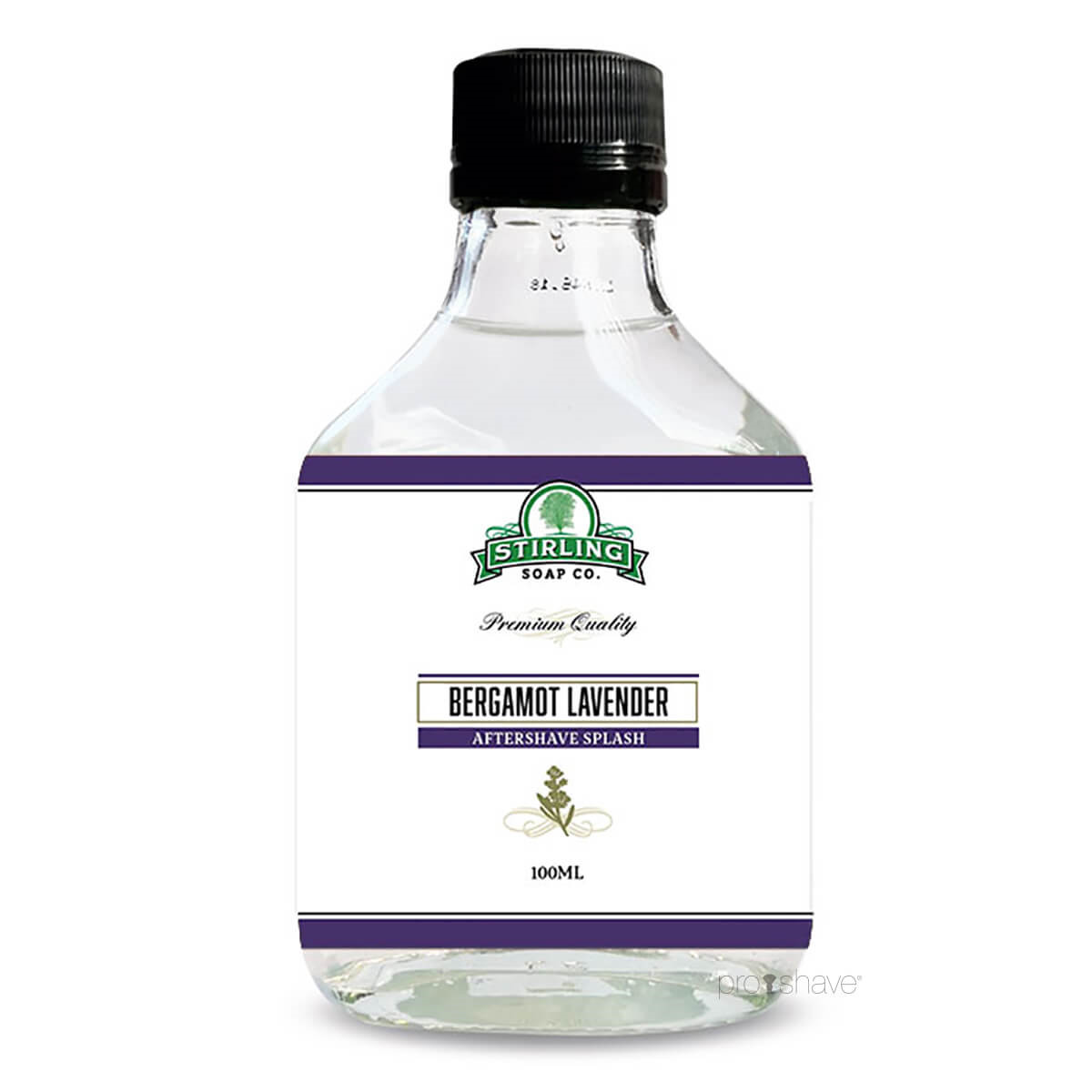 Stirling Soap Co. Aftershave Splash, Bergamot Lavender, 100 ml.