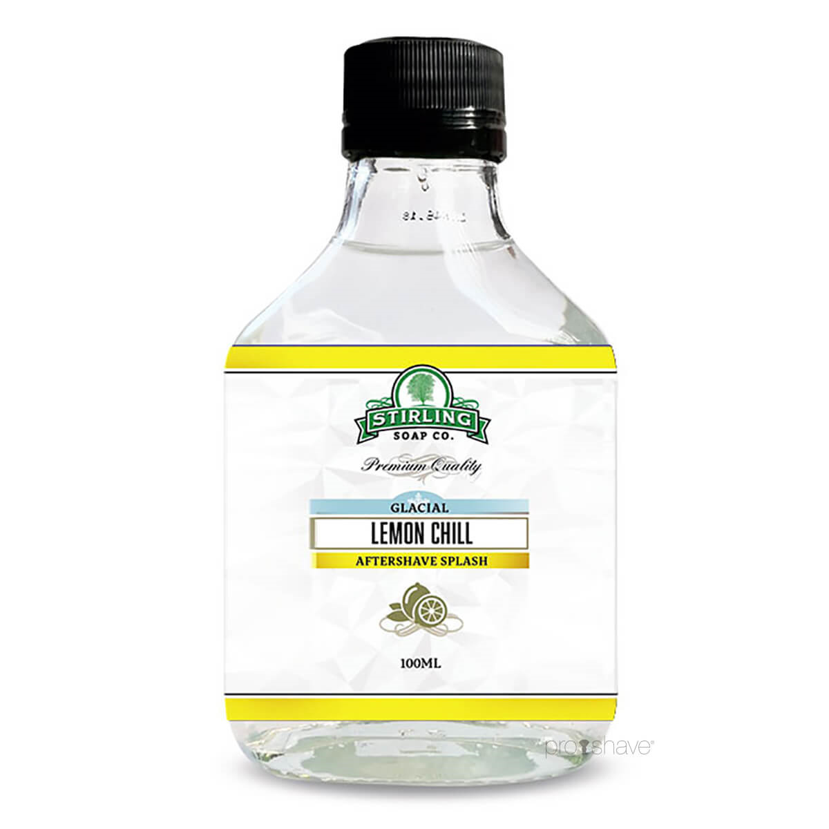 Stirling Soap Co. Aftershave Splash, Glacial - Lemon Chill, 100 ml.