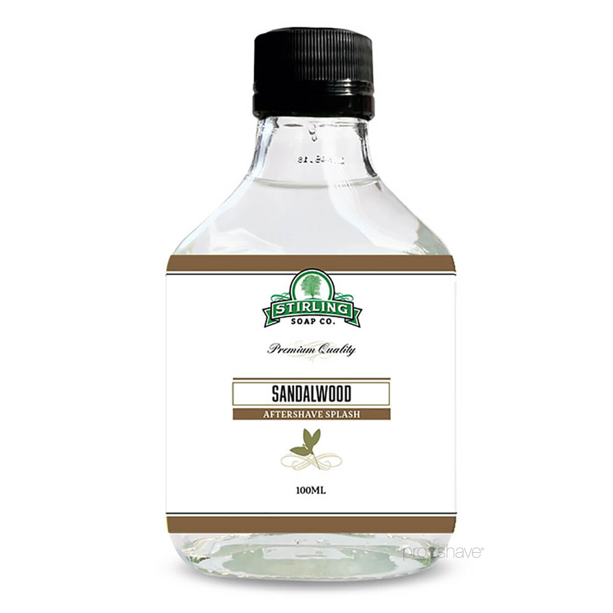 Stirling Soap Co. Aftershave Splash, Sandalwood, 100 ml.