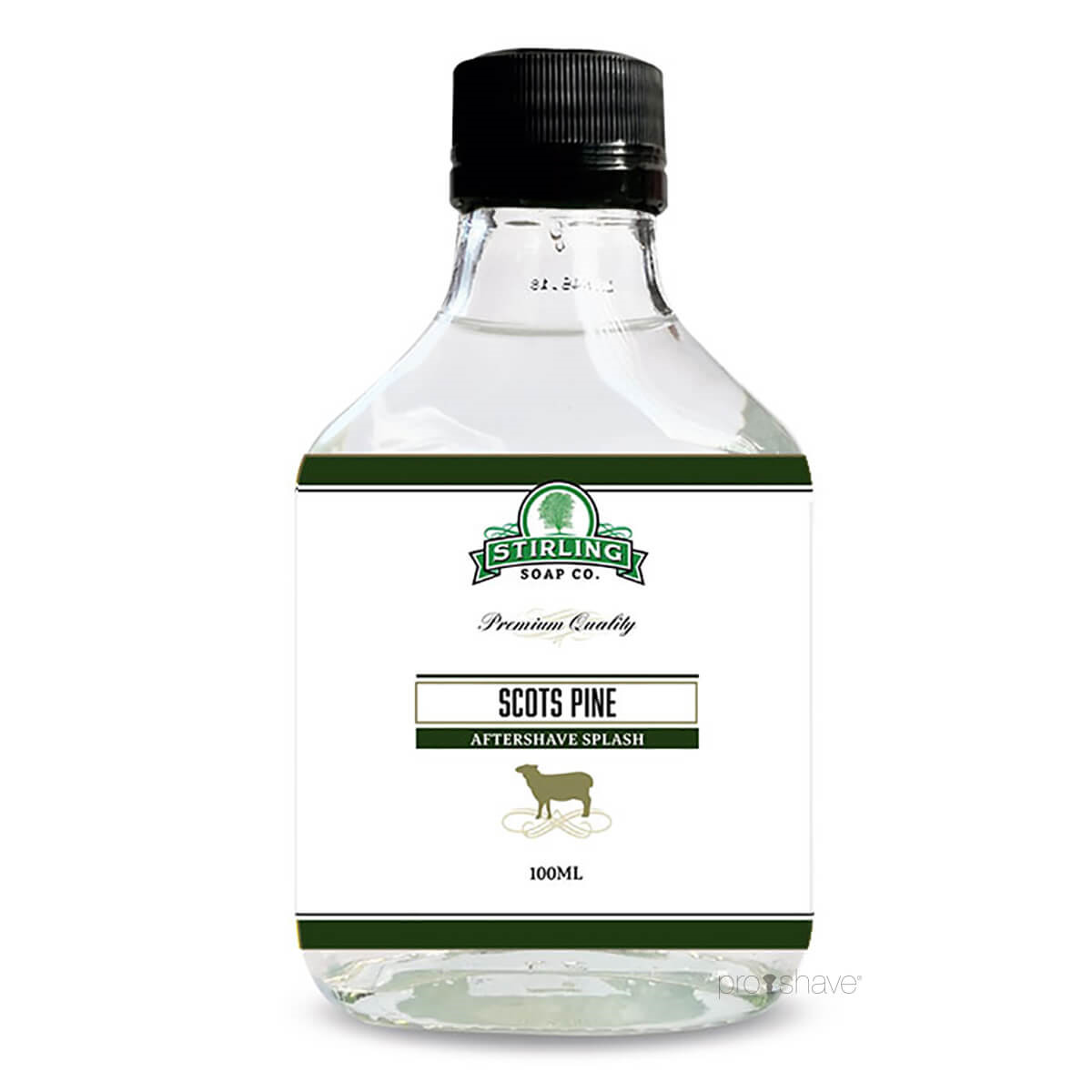 Stirling Soap Co. Aftershave Splash, Scots Pine Sheep, 100 ml.