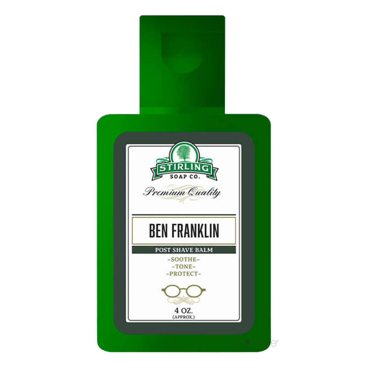 Stirling Soap Co. Aftershave Balm, Ben Franklin, 118 ml.