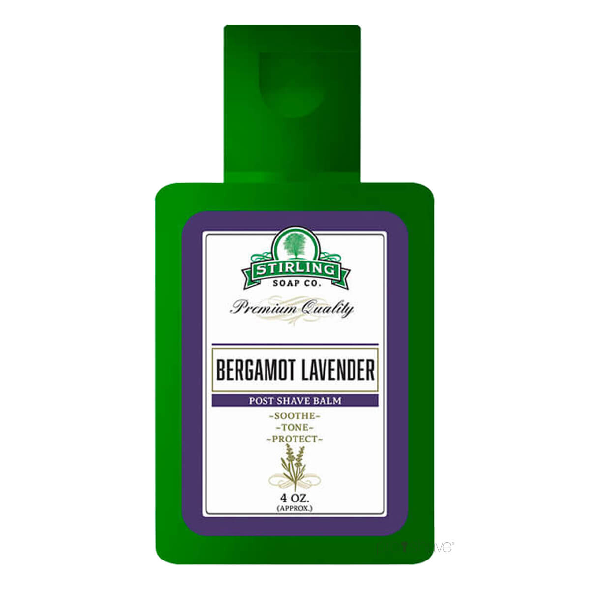 Stirling Soap Co. Aftershave Balm, Bergamot Lavender, 118 ml.
