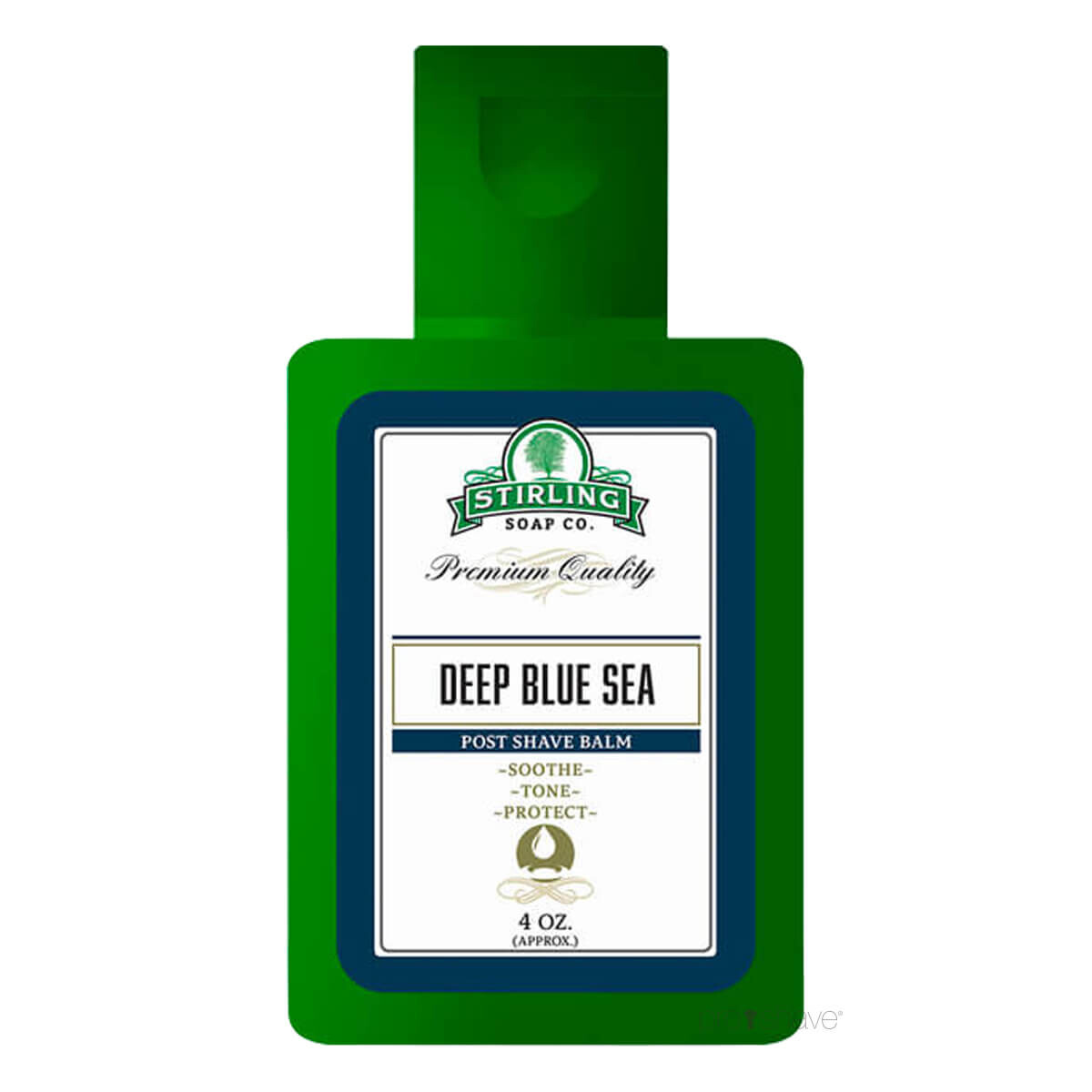 Stirling Soap Co. Aftershave Balm, Deep Blue Sea, 118 ml.