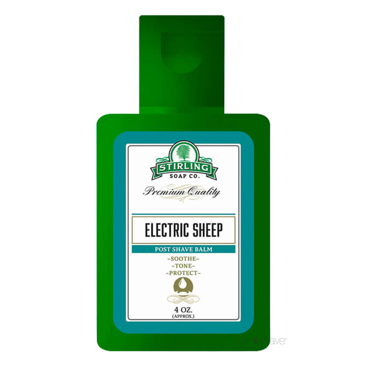 Stirling Soap Co. Aftershave Balm, Electric Sheep, 118 ml.