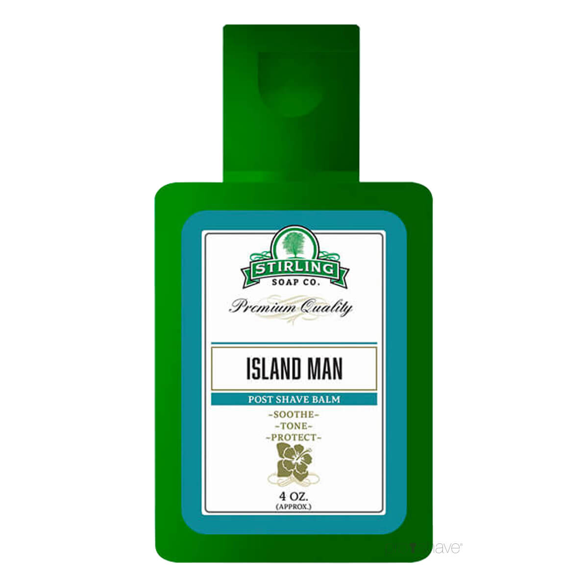 Stirling Soap Co. Aftershave Balm, Island Man, 118 ml.