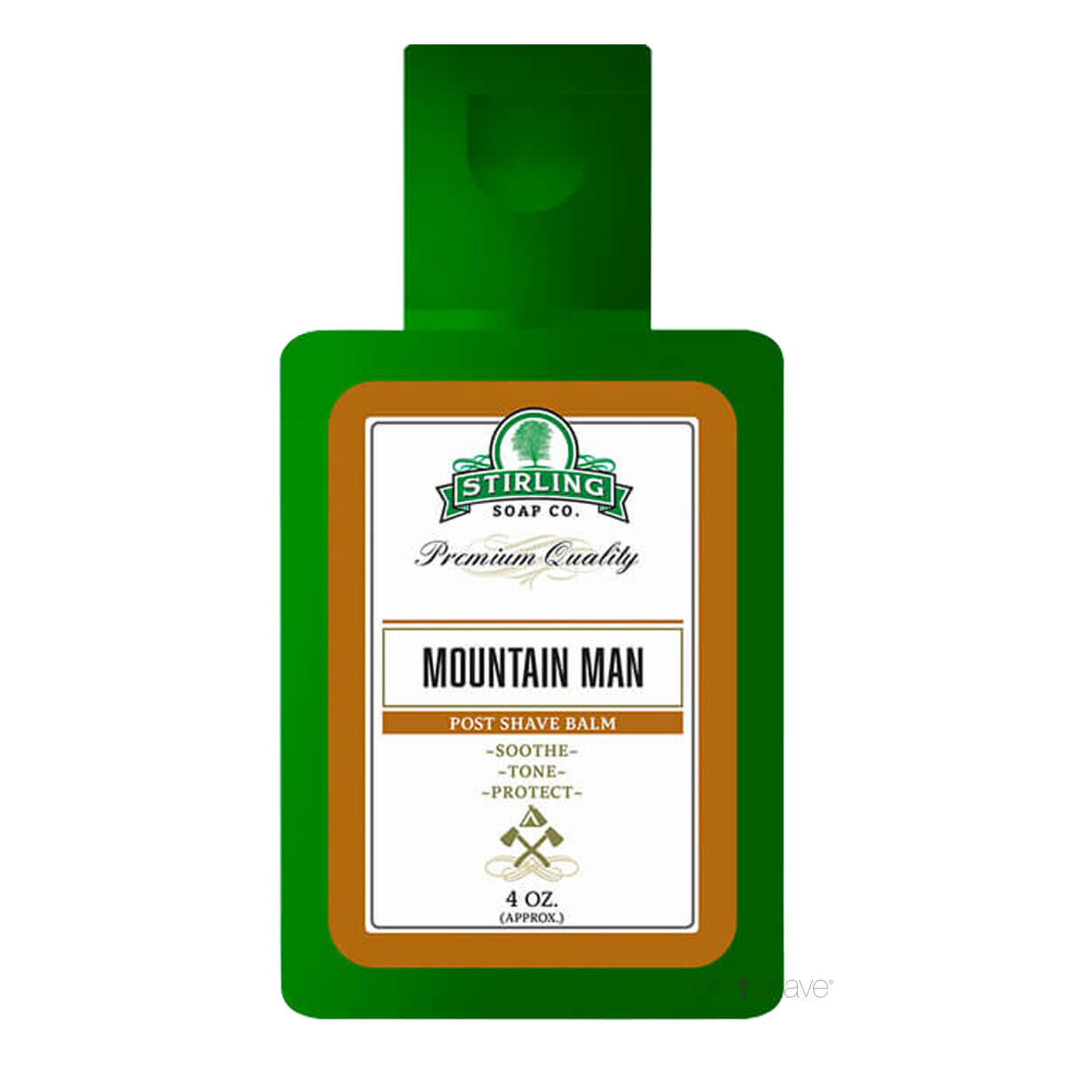 Stirling Soap Co. Aftershave Balm, Mountain Man, 118 ml.
